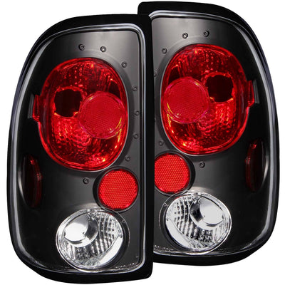 Dodge Tail Lights, Dakota Tail Lights, Tail Lights, 97-04 Tail Lights, Black Tail Lights