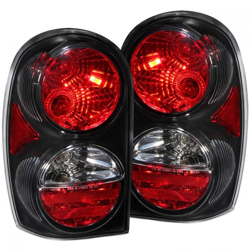 Jeep Tail Lights, Jeep Liberty Tail Lights, Liberty 02-07 Tail Lights, BlackTail Lights, Anzo Tail Lights, Tail Lights