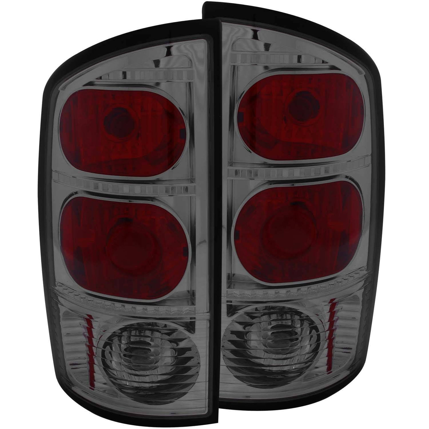 Dodge Ram Tail Lights, Ram 1500 Tail Lights, Ram 2500 Tail Lights, Ram 3500 Tail Lights, 2002-2005 Tail Lights, Smoke Tail Lights, Anzo Tail Lights, LED Tail Lights