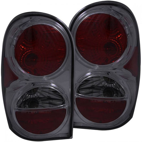 Jeep Tail Lights, Jeep Liberty Tail Lights, Liberty 02-07 Tail Lights, Smoke Tail Lights, Anzo Tail Lights, Tail Lights