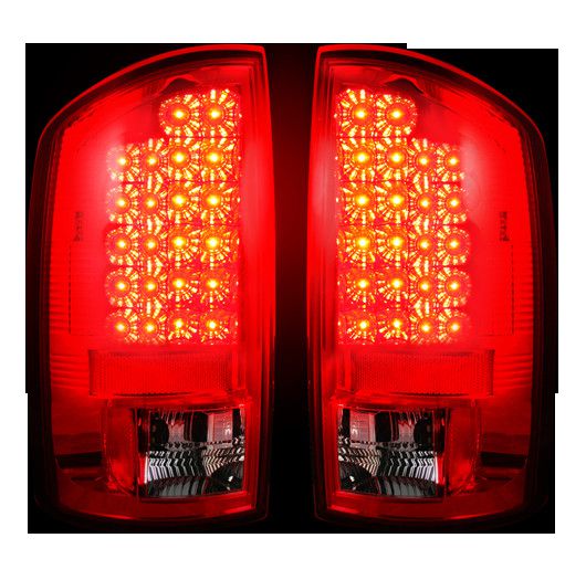 Dodge Tail Lights, Dodge RAM Tail Lights, RAM 1500 02-06 Tail Lights, RAM 2500 03-06 Tail Lights, RAM 3500 03-06 Tail Lights, Red Tail Lights, Recon Tail Lights