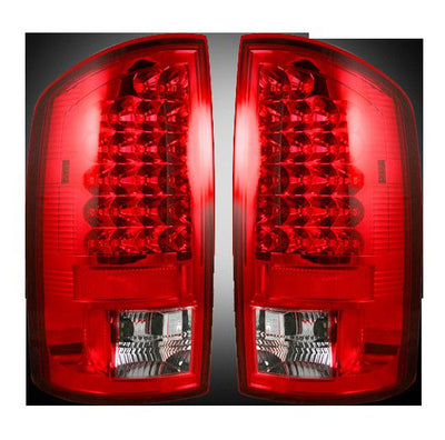 Dodge Tail Lights, Dodge RAM Tail Lights, RAM 1500 02-06 Tail Lights, RAM 2500 03-06 Tail Lights, RAM 3500 03-06 Tail Lights, Red Tail Lights, Recon Tail Lights