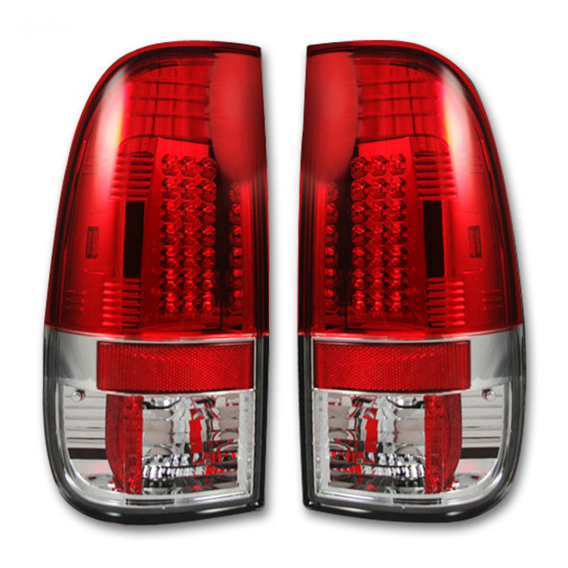 Ford Super Duty F250HD/350/450/550 99-07 & F150 97-03 Tail Lights LED Red