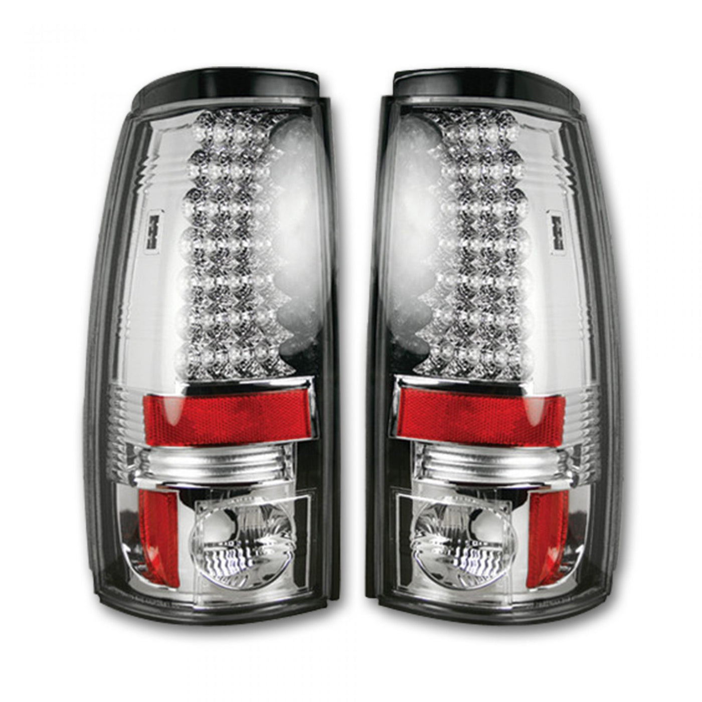 Chevy Silverado Tail Lights, GMC Sierra Tail Lights, Sierra 99-07 Tail Lights, Tail Lights, Clear Tail Lights, Recon Tail Lights