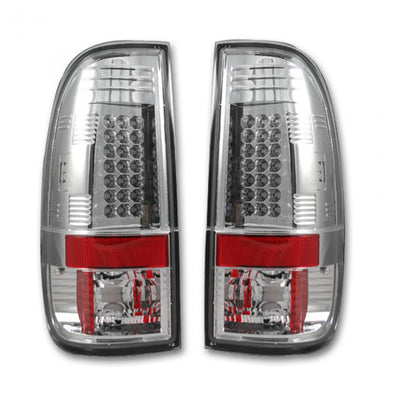 Ford Super Duty Tail Lights, Ford Tail Lights, Super Duty 08-16 Tail Lights, Tail Lights, Clear Tail Lights, Recon Tail Lights