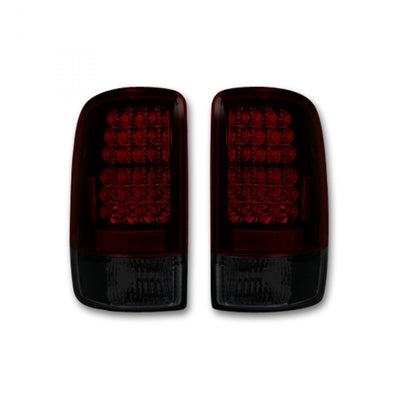 Chevy Tahoe Tail Lights, Chevy Suburban Tail Lights, GMC Yukon Tail Lights, GMC Denali Tail Lights, Tail Lights, Dark Red Tail Lights, Recon Tail Lights
