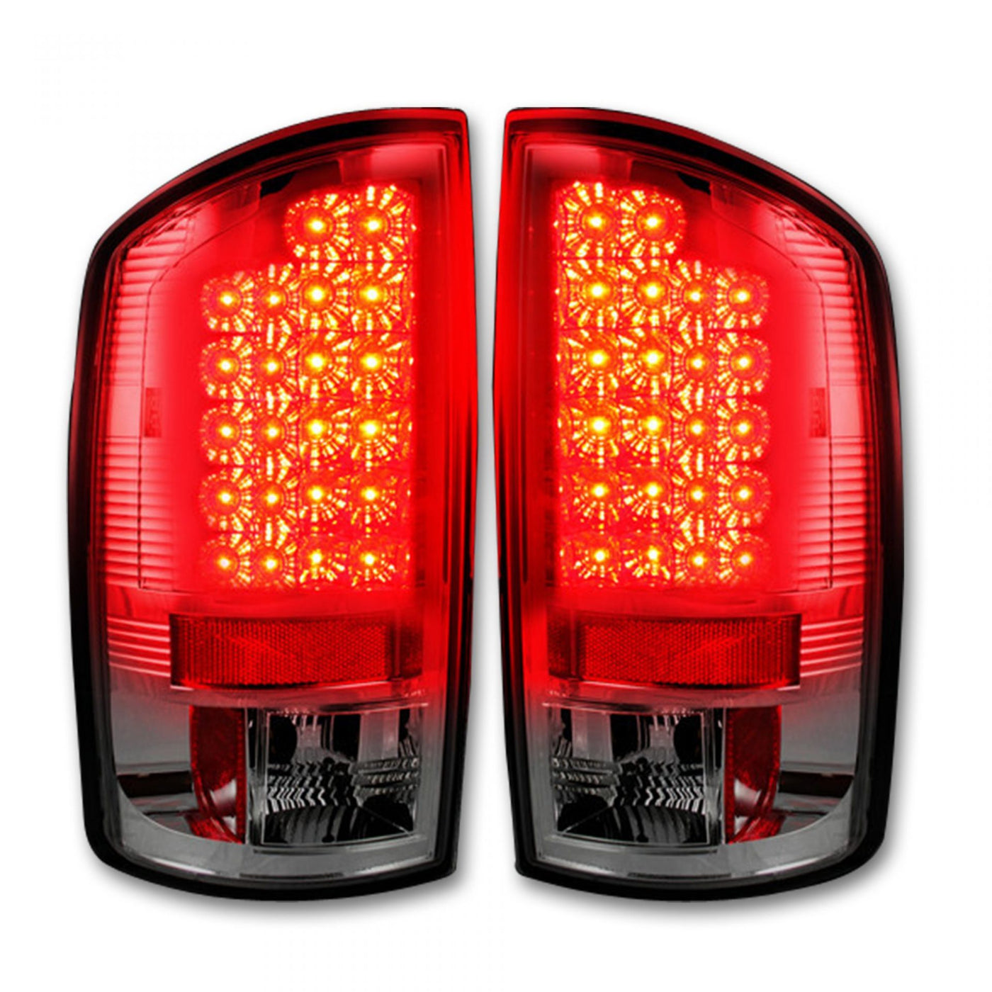 Dodge Tail Lights, Dodge RAM Tail Lights, RAM 1500 07-08 Tail Lights, RAM 2500 07-09 Tail Lights, RAM 3500 07-09 Tail Lights, Clear Tail Lights, Recon Tail Lights