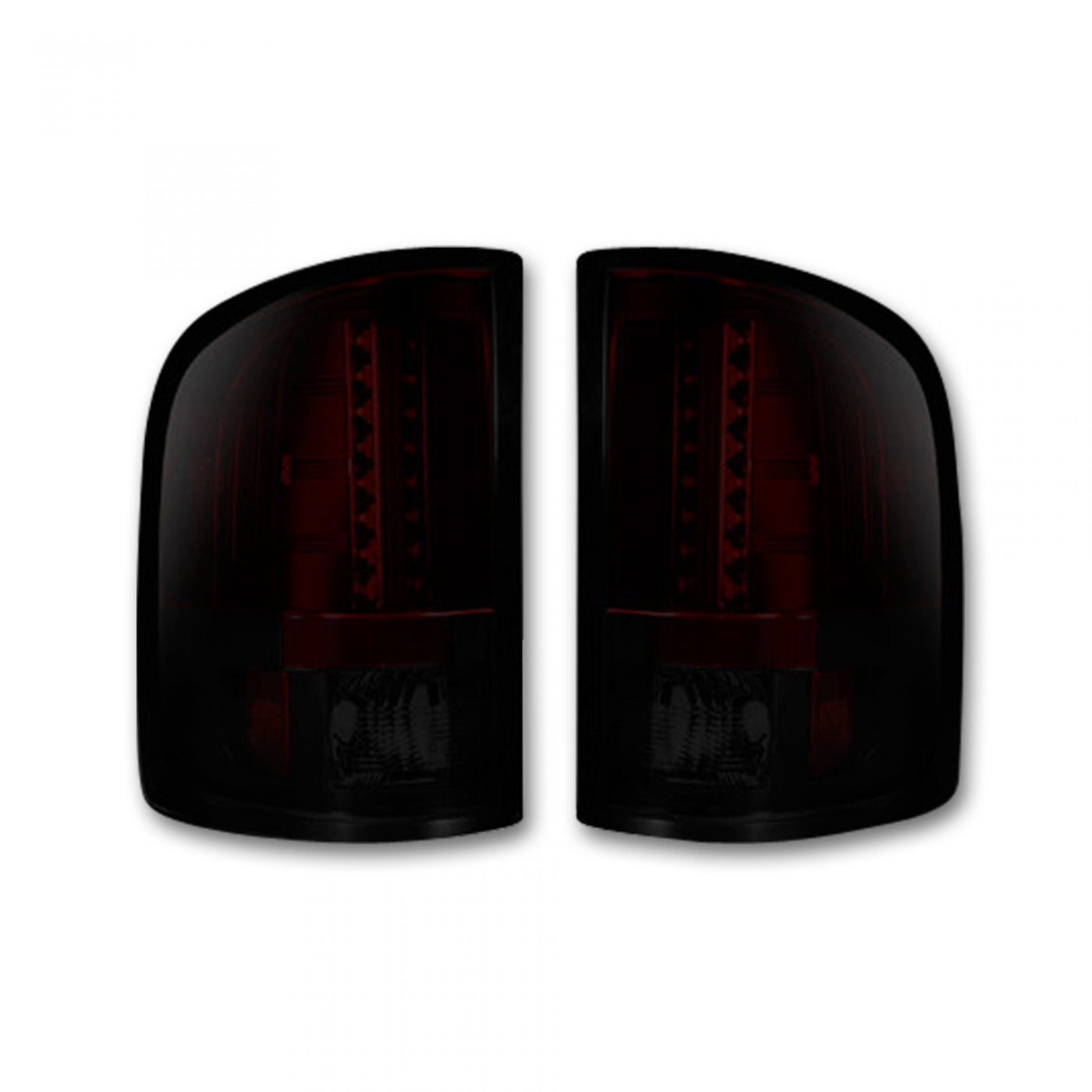 GMC Tail Lights, Sierra Tail Lights, Sierra 07-13 Tail Lights, Dark Red Smoked Tail Lights, Recon Tail Lights, GMC Tail Lights