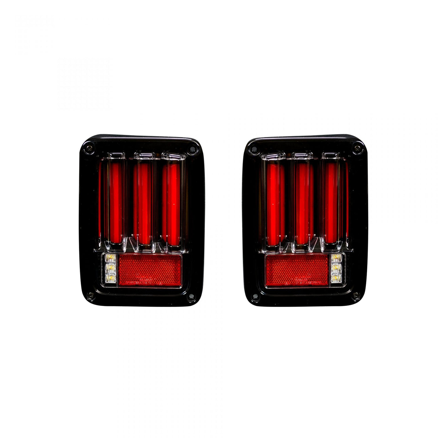 Jeep Tail Lights, Wrangler Tail Lights, Wrangler 07-18 Tail Lights, Smoked Tail Lights, LED Tail Lights, Recon Tail Lights