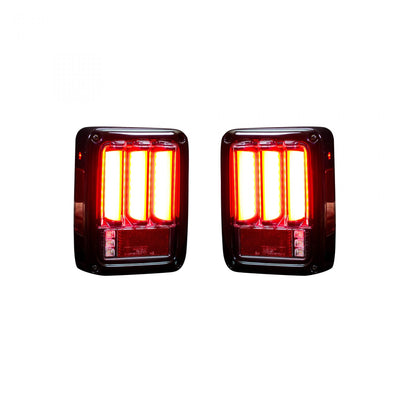 Jeep Tail Lights, Wrangler Tail Lights, Wrangler 07-18 Tail Lights, Smoked Tail Lights, LED Tail Lights, Recon Tail Lights