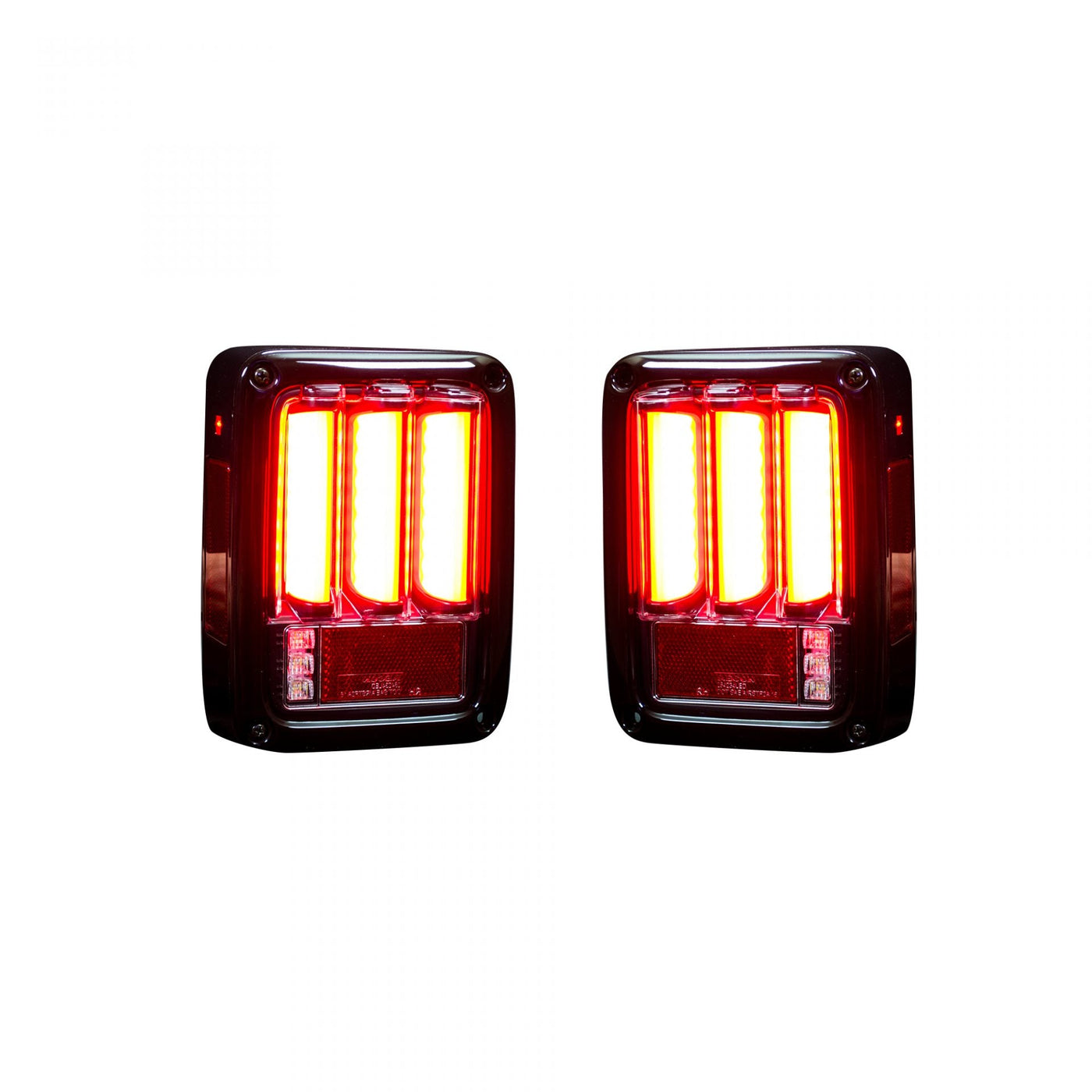Jeep Tail Lights, JK Wrangler Tail Lights, JK Wrangler 07-18 Tail Lights, Clear Tail Lights, LED Tail Lights, Recon Tail Lights