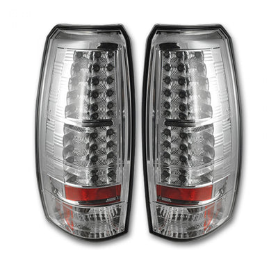 Chevy Avalanche Tail Lights, Avalanche Tail Lights, Tail Lights, Avalanche 07-13 Tail Lights, Clear Tail Lights, Recon Tail Lights, LED Tail Lights