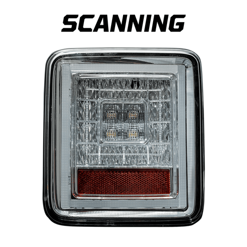 Jeep Tail Lights, JL Wrangler Tail Lights, JL Wrangler 18-21 Tail Lights, Clear Tail Lights, LED Tail Lights, Recon Tail Lights