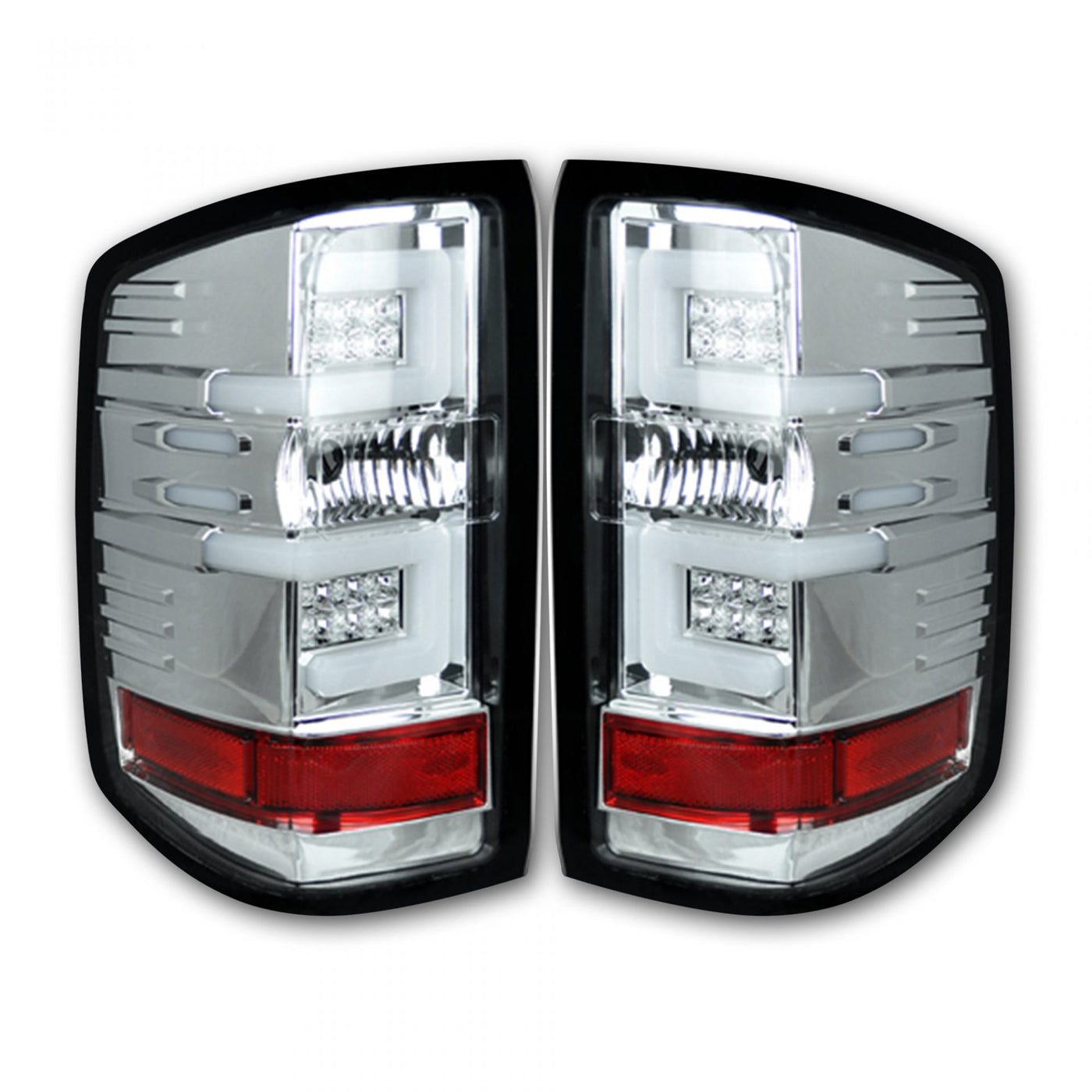 Chevy Tail Lights, Silverado Tail Lights, Silverado 1500 Tail Lights, Silverado 2500 Tail Lights, Silverado 3500 Tail Lights, Clear Tail Lights, Recon Tail Lights, 