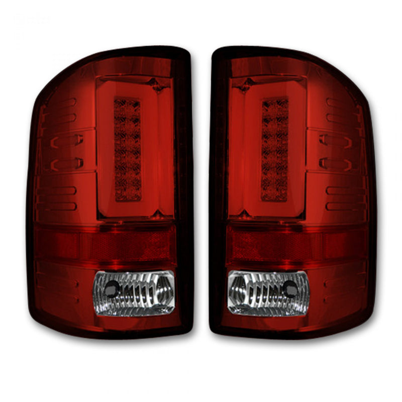 GMC Tail Lights, Sierra Tail Lights, Sierra 1500 Tail Lights, Sierra 2500 Tail Lights, Sierra 3500 Tail Lights, Red Tail Lights, Recon Tail Lights