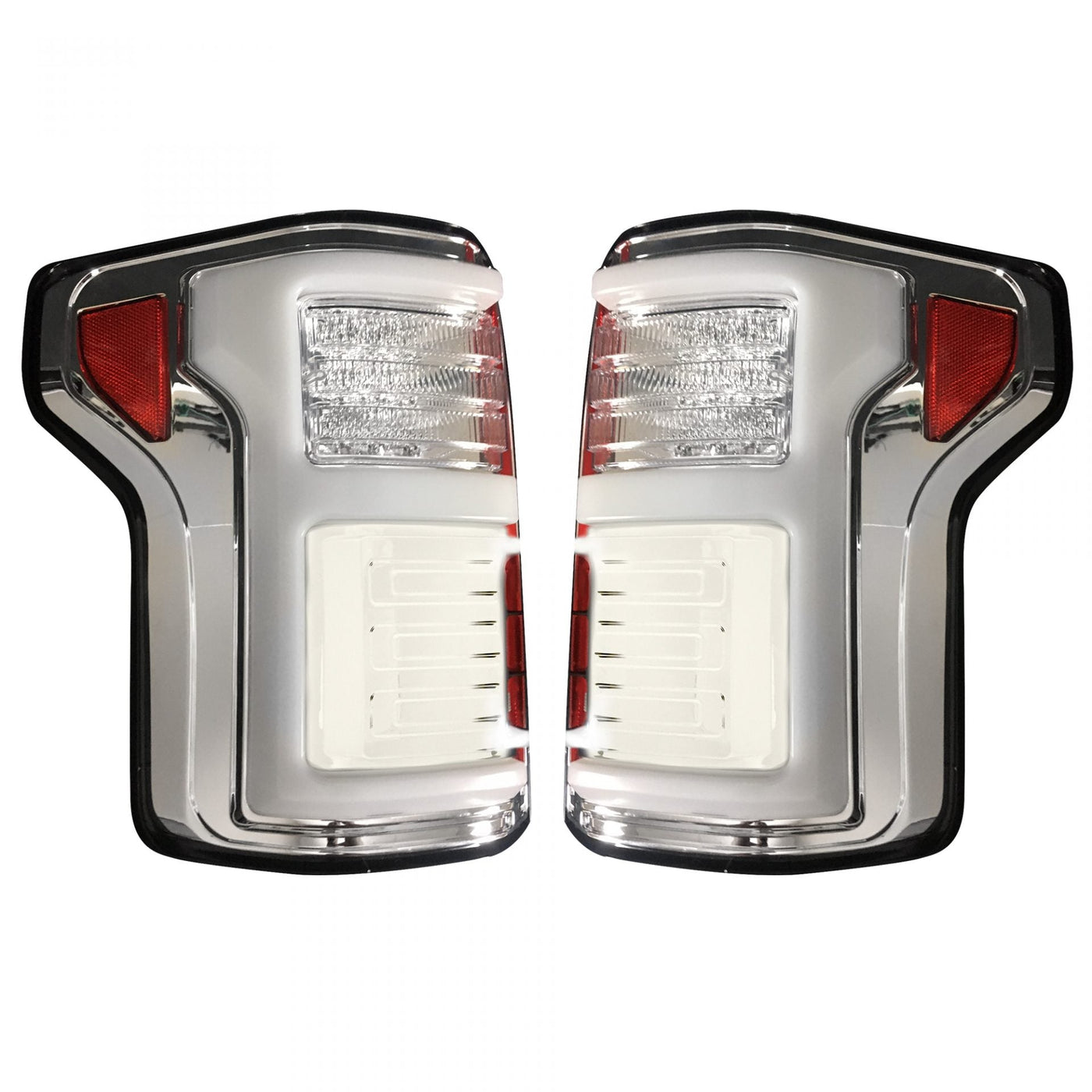 Ford Tail Lights, Ford F150 Tail Lights, F150 18-20 Tail Lights, Clear Tail Lights, Recon Tail Lights, OLED Tail Lights