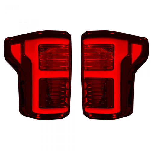 Ford Tail Lights, Ford F150 Tail Lights, F150 15-17 Tail Lights, Raptor 17-19 Tail Lights, Dark Red Smoked Tail Lights, Recon Tail Lights, Tail Lights