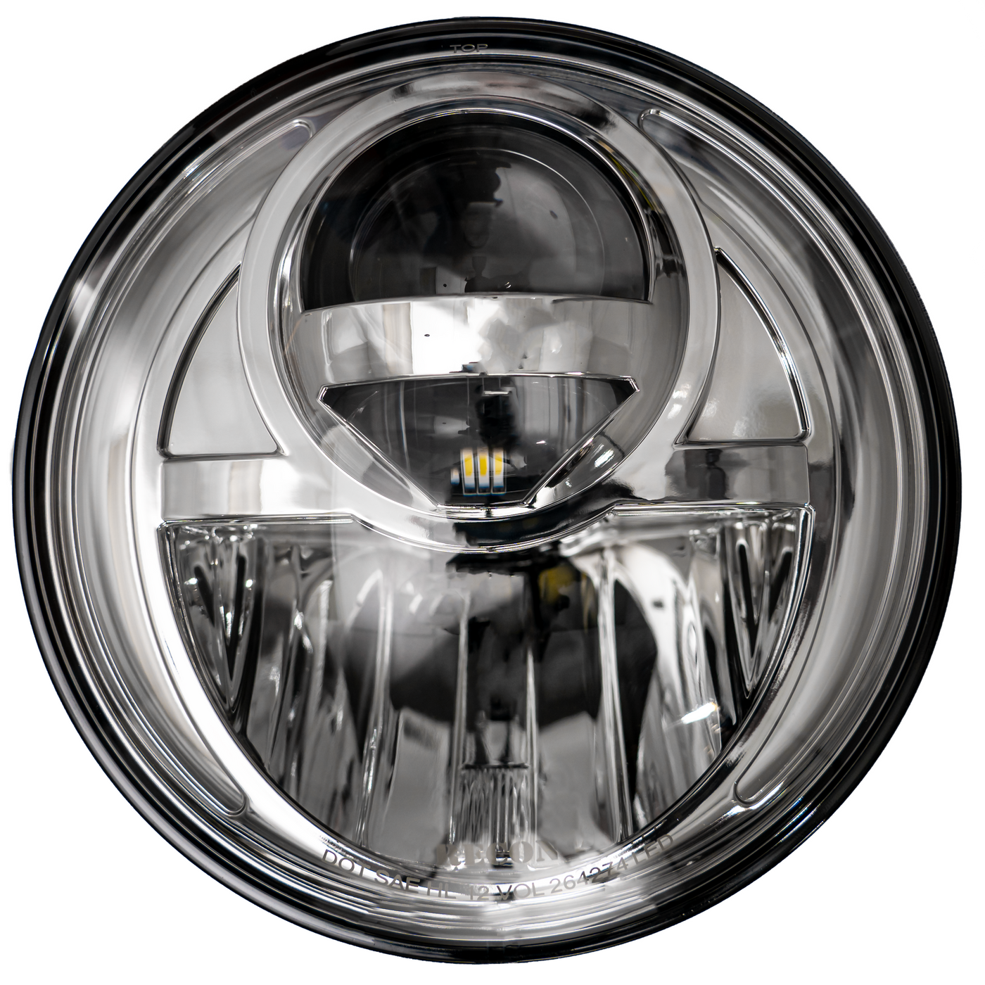 Jeep Projector Headlights, JK Wrangler Projector Headlights, JK Wrangler 07-18 Headlights, Clear/Chrome Headlights, Recon Projector Headlights