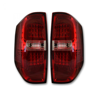 Toyota Tail Lights, Toyota Tundra Tail Lights, Tundra 14-21 Tail Lights, LED Tail Lights, Red Tail Lights, Recon Tail Lights