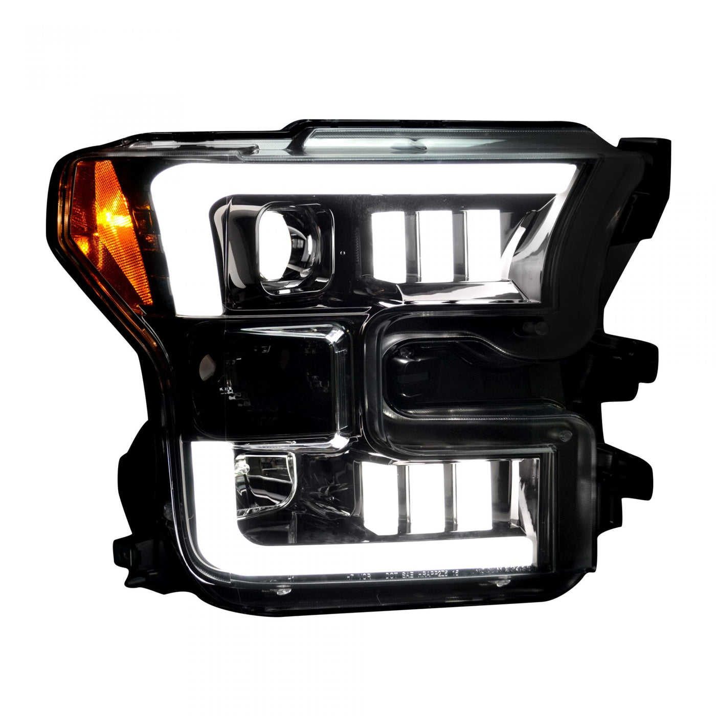 Ford Projector Headlights, Ford F150 Headlights, Ford 15-17 Headlights, Smoked/Black Headlights, Recon Projector Headlights, Projector Headlights