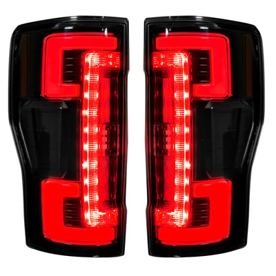 Ford Tail Lights, Ford Super Duty Tail Lights, Super Duty 17-19 Tail Lights, Tail Lights, Dark Red Smoked Tail Lights, Ford F250 Tail Lights, Ford F350 Tail Lights, Ford F450 Tail Lights, Ford F550 Tail Lights