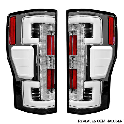 Ford Tail Lights, Ford Super Duty Tail Lights, Super Duty 17-19 Tail Lights, Tail Lights, Clear Tail Lights, Ford F250 Tail Lights, Ford F350 Tail Lights, Ford F450 Tail Lights, Ford F550 Tail Lights