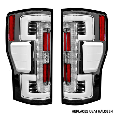 Ford Tail Lights, Ford Super Duty Tail Lights, Super Duty 20-22 Tail Lights, Tail Lights, Clear Lens Tail Lights
