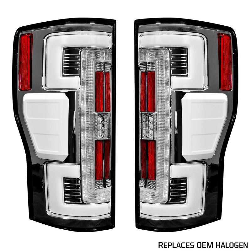 Ford Tail Lights, Ford Super Duty Tail Lights, Super Duty 20-22 Tail Lights, Tail Lights, Clear Tail Lights