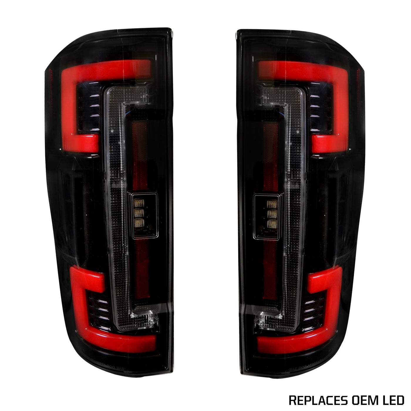 Ford Tail Lights, Ford Super Duty Tail Lights, Super Duty 20-22 Tail Lights, Tail Lights, Smoked Tail Lights