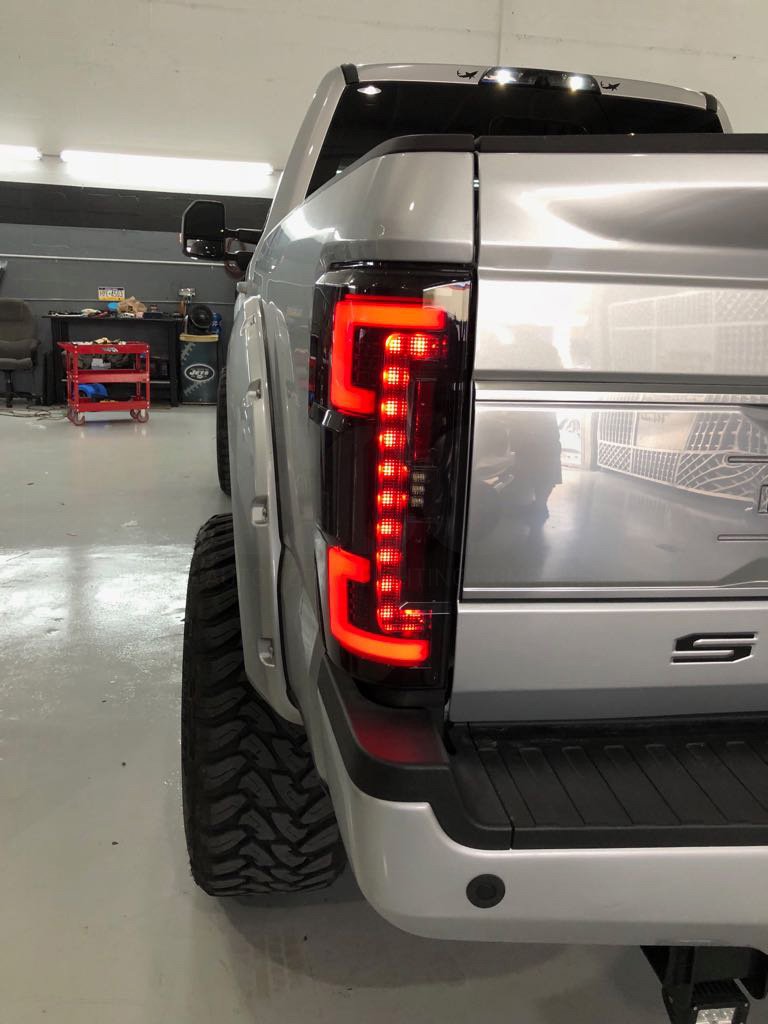 Ford Tail Lights, Ford Super Duty Tail Lights, Super Duty 17-19 Tail Lights, Tail Lights, Smoked Tail Lights, Ford F250 Tail Lights, Ford F350 Tail Lights, Ford F450 Tail Lights, Ford F550 Tail Lights