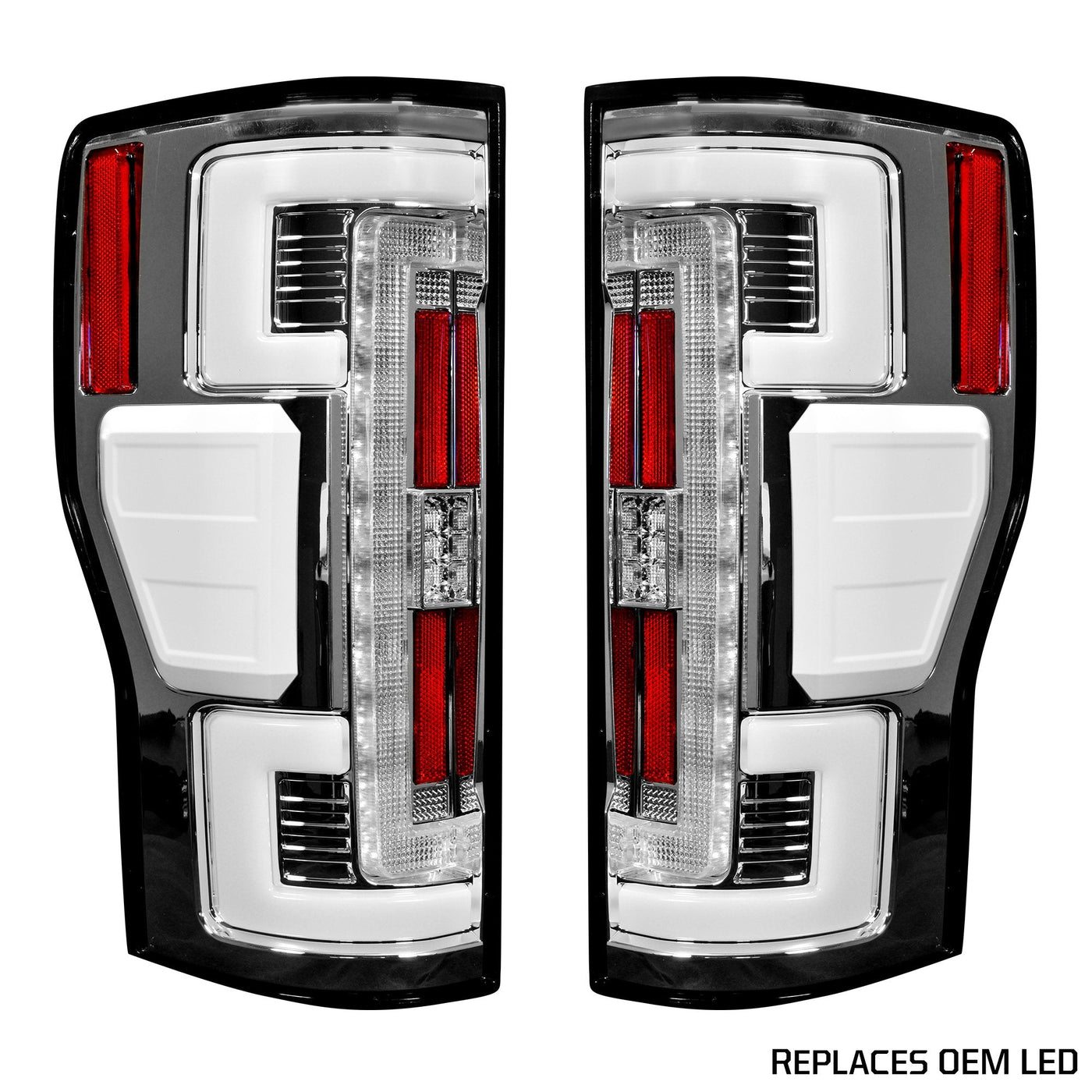 Ford Tail Lights, Ford Super Duty Tail Lights, Super Duty 17-19 Tail Lights, Tail Lights, Clear Lens Tail Lights, Ford F250 Tail Lights, Ford F350 Tail Lights, Ford F450 Tail Lights, Ford F550 Tail Lights