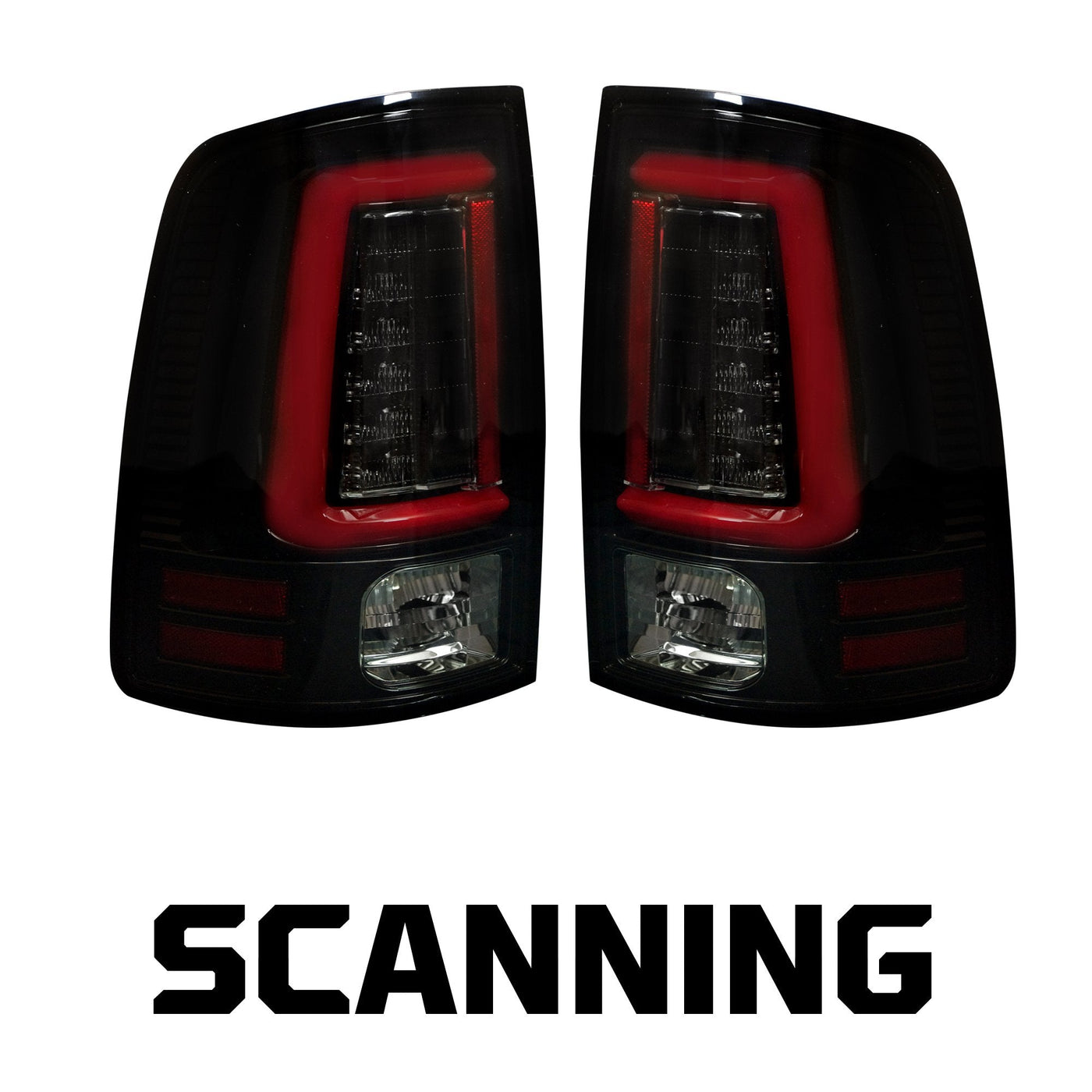 Dodge Tail Lights, Dodge RAM Tail Lights, RAM 1500 Tail Lights, RAM 2500 Tail Lights, RAM 3500 Tail Lights, RAM 1500 13-18 Tail Lights, Smoked Tail Lights, Recon Tail Lights, Tail Lights