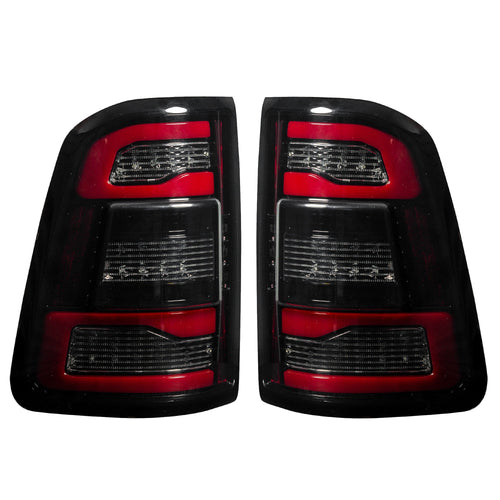 Dodge Tail Lights, Dodge RAM Tail Lights, RAM 1500 Tail Lights, RAM 1500 19-21 Tail Lights, Smoked Tail Lights, Recon Tail Lights, Tail Lights