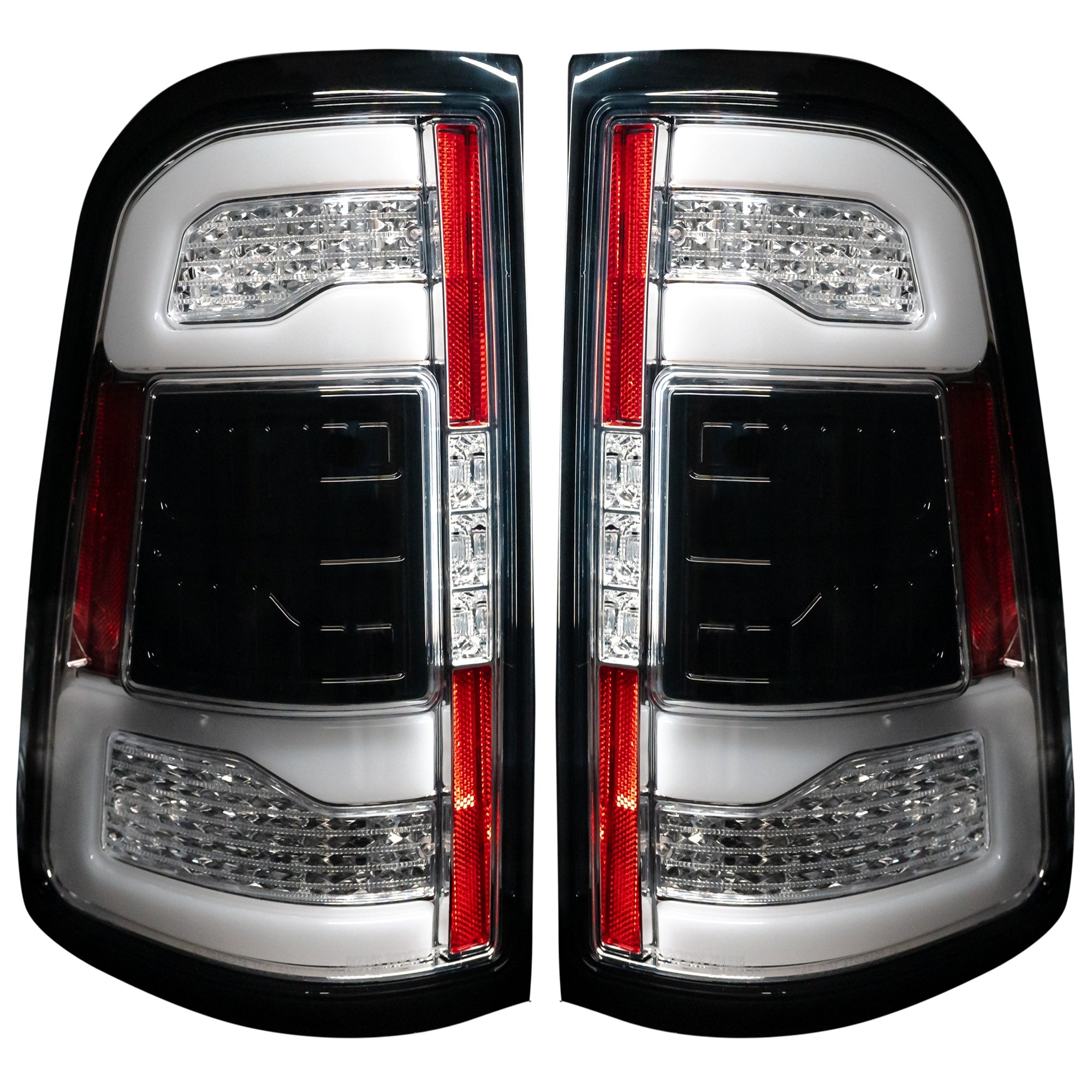 Dodge RAM 1500 19-21 OLED Tail Lights w/ NO Blind Spot Sensor in Clear ...