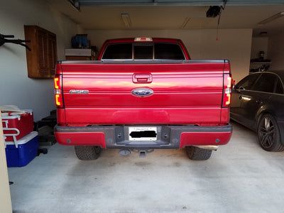 Ford Tail Lights, Ford F150 Tail Lights, F150 09-14 Tail Lights, Raptor 09-14 Tail Lights, Dark Red Smoked Tail Lights, Recon Tail Lights, Tail Lights