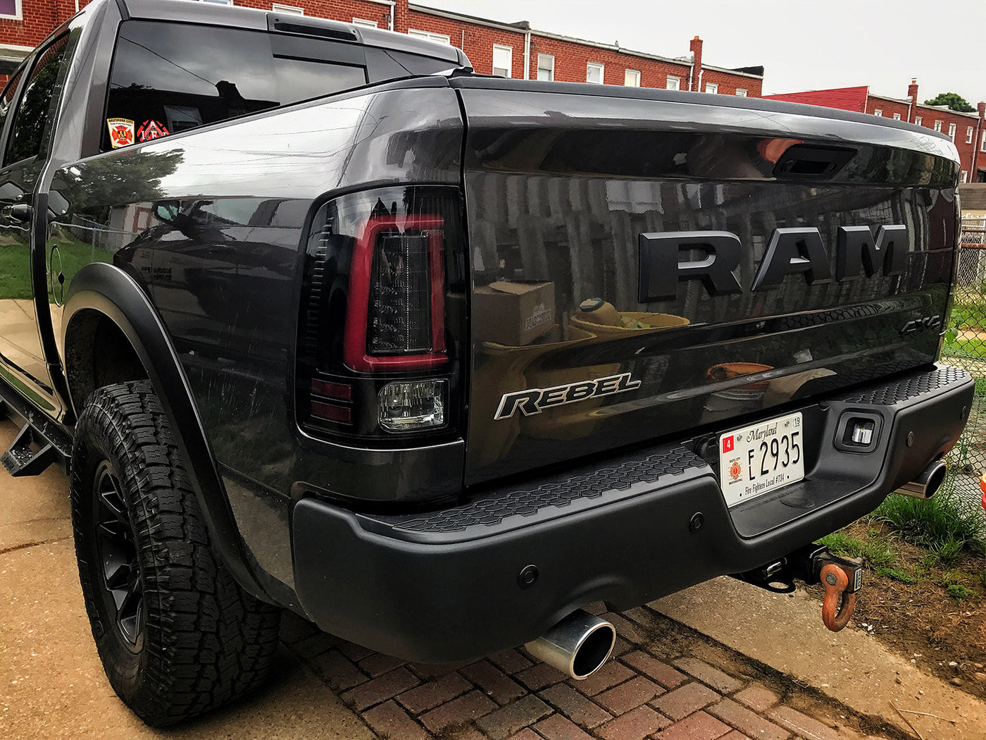 Dodge Tail Lights, Dodge RAM Tail Lights, RAM 1500 Tail Lights, RAM 2500 Tail Lights, RAM 3500 Tail Lights, RAM 1500 13-18 Tail Lights, Smoked Tail Lights, Recon Tail Lights, Tail Lights