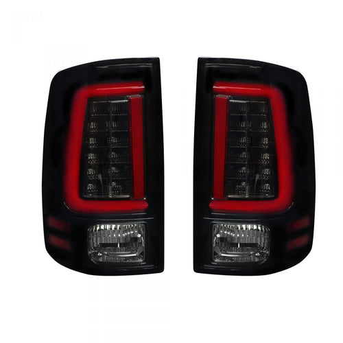 Dodge RAM Tail Lights, RAM Tail Lights, RAM 1500 09-18 Tail Lights, RAM 2500 10-18 Tail Lights, RAM 3500 10-18 Tail Lights, Tail Lights, Smoked Tail Lights, Recon Tail Lights
