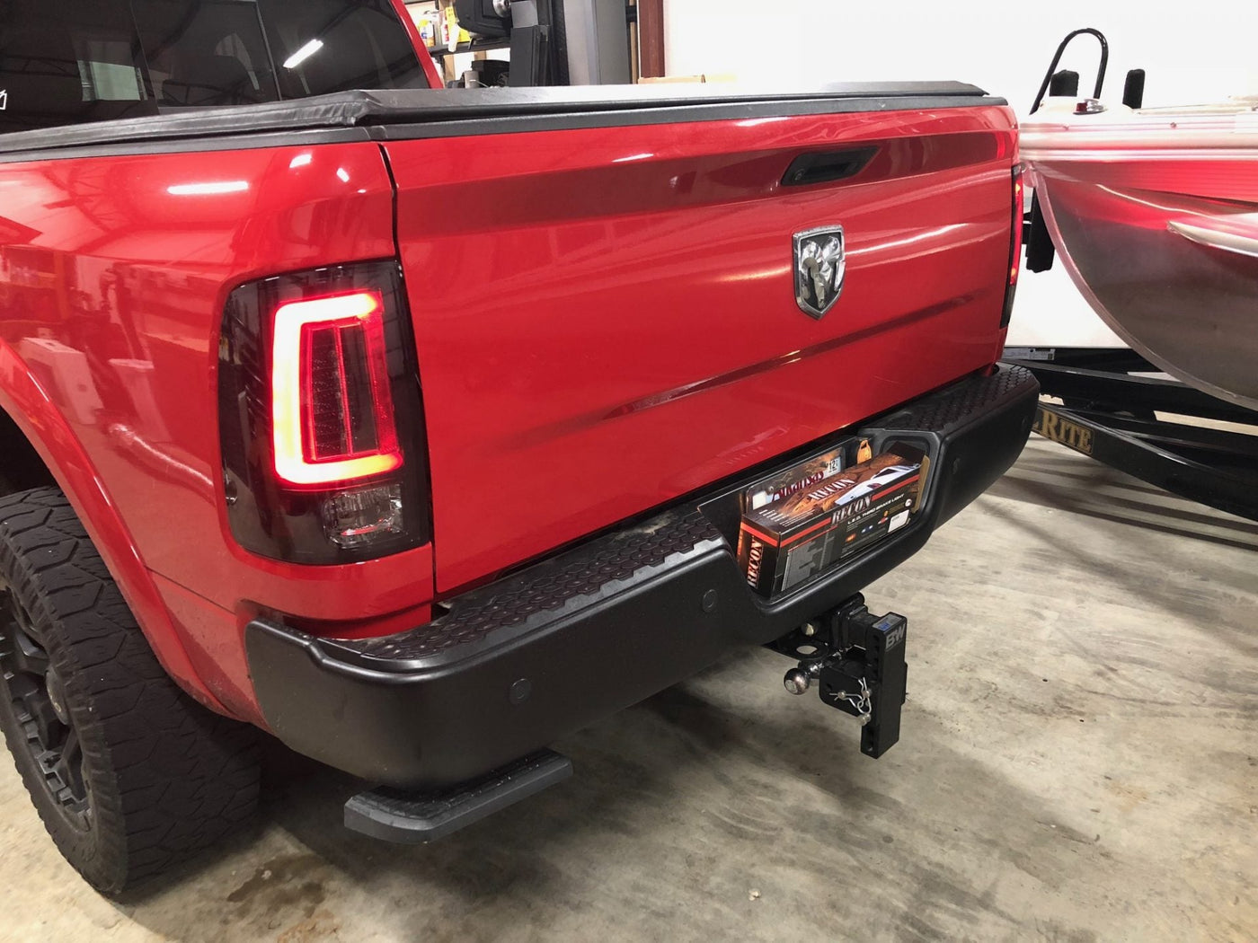 Dodge Tail Lights, Dodge RAM Tail Lights, RAM 1500 Tail Lights, RAM 2500 Tail Lights, RAM 3500 Tail Lights, RAM 1500 13-18 Tail Lights, Smoked Tail Lights, Recon Tail Lights, Tail Lights