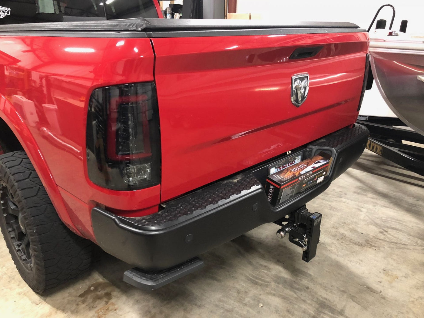 Dodge Tail Lights, Dodge RAM Tail Lights, RAM 1500 09-18 Tail Lights, RAM 2500 10-18 Tail Lights, RAM 3500 10-18 Tail Lights, Red Tail Lights, Recon Tail Lights