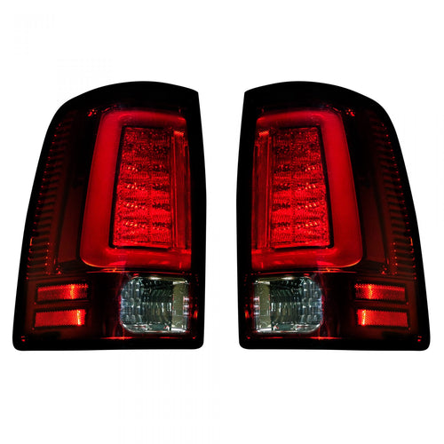 Dodge Tail Lights, Dodge RAM Tail Lights, RAM 1500 09-18 Tail Lights, RAM 2500 10-18 Tail Lights, RAM 3500 10-18 Tail Lights, Red Tail Lights, Recon Tail Lights