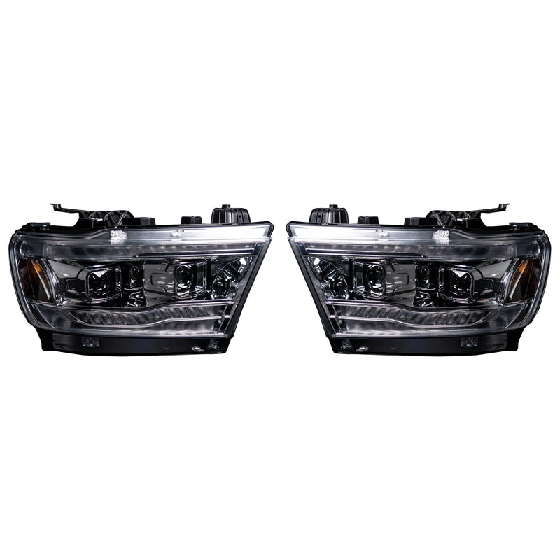 Dodge Projector Headlights, RAM 1500 Projector Headlights, RAM 1500 19-21 Projector Headlights, Clear Headlights, Recon Projector Headlights