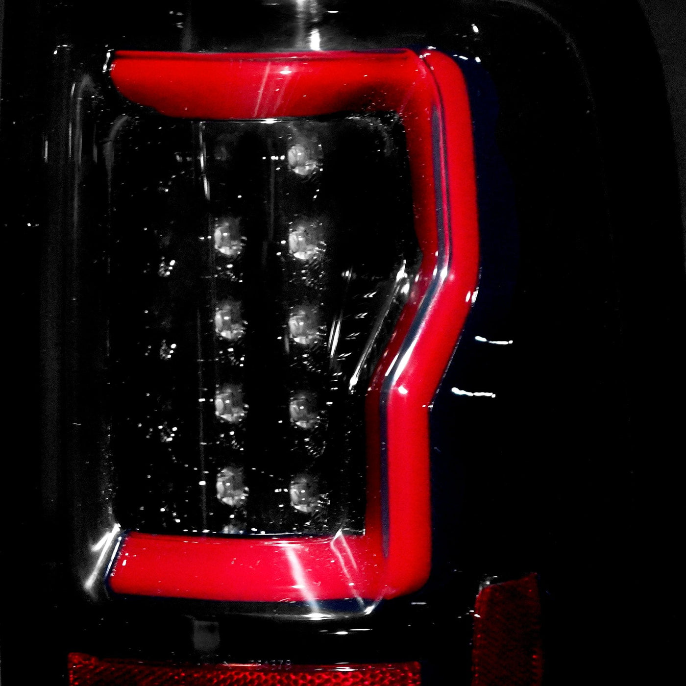 Ford Tail Lights, Ford F150 Tail Lights, F150 04-08 Tail Lights, Tail Lights, Dark Red Smoked Tail Lights, Recon Tail Lights