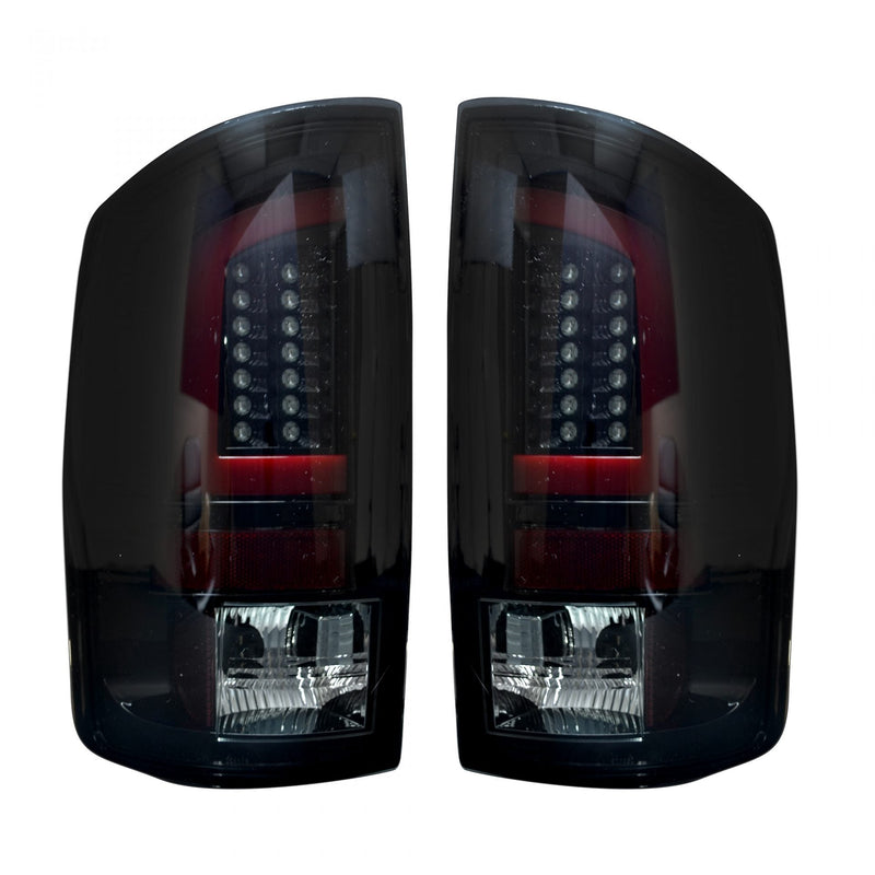 Dodge Tail Lights, Dodge RAM Tail Lights, RAM 1500 02-06 Tail Lights, RAM 2500 03-06 Tail Lights, RAM 3500 03-06 Tail Lights, Smoked Tail Lights, Recon Tail Lights