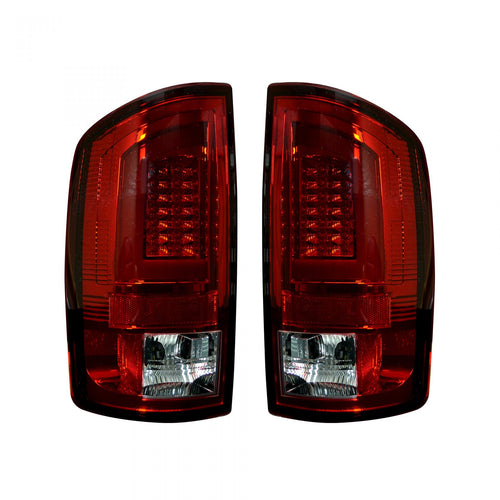 Dodge Tail Lights, Dodge RAM Tail Lights, RAM 1500 02-06 Tail Lights, RAM 2500 03-06 Tail Lights, RAM 3500 03-06 Tail Lights, Red Tail Lights, Recon Tail Lights