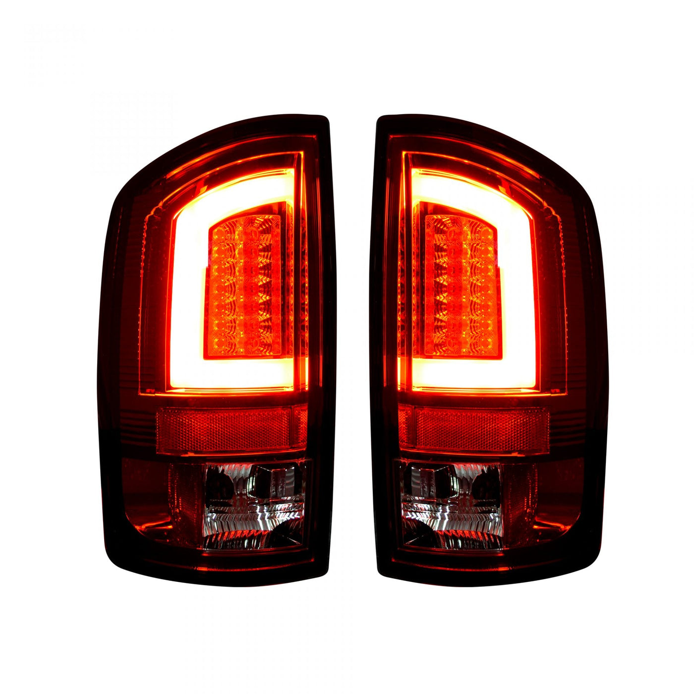 Dodge Tail Lights, Dodge RAM Tail Lights, RAM 1500 07-08 Tail Lights, RAM 2500 07-09 Tail Lights, RAM 3500 07-09 Tail Lights,  Red Tail Lights, Recon Tail Lights