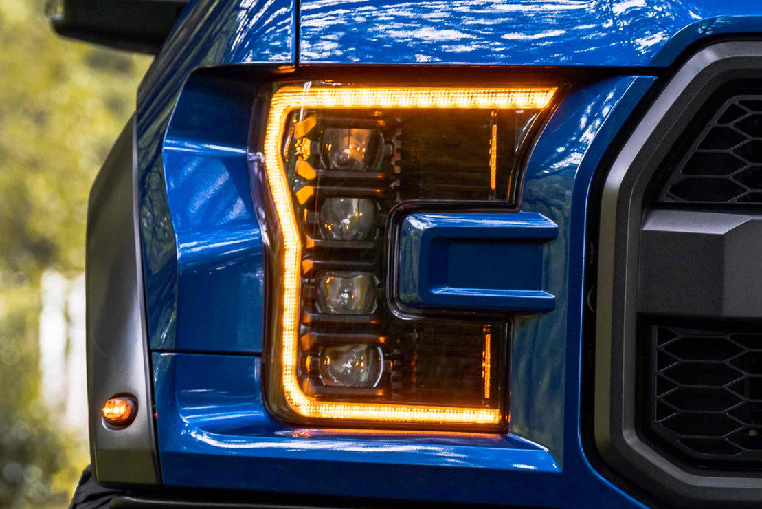 Ford Raptor Headlight, Raptor LED Headlight, Ford 16-20 Headlight, XB LED Headlights, Ford XB Headlights, Morimoto LED Headlights, Ford LED Headlight, Raptor XB Headlights, Hybrid LED Headlights, XB Hybrid Headlights, XB LED Headlights