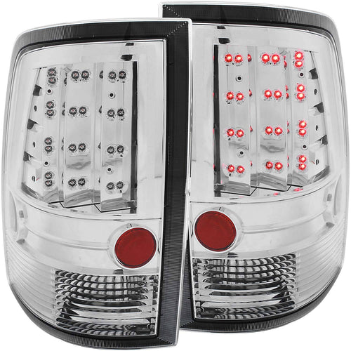 Dodge Ram Tail Lights, Ram 1500 Tail Lights, Ram 2500 Tail Lights, Ram 3500 Tail Lights, 2009-2018 Tail Lights, Chrome Tail Lights, Anzo Tail Lights, LED Tail Lights