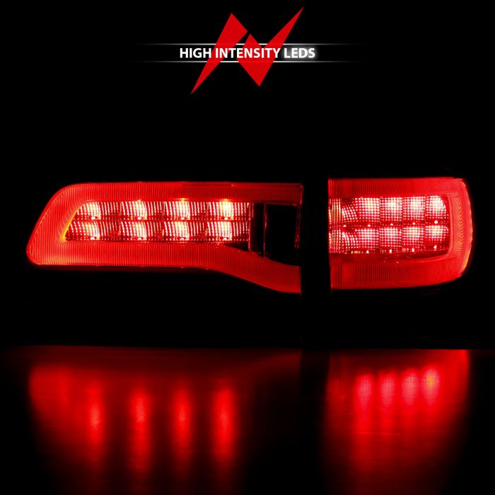 Jeep Led Tail Lights, Jeep Grand Cherokee Tail Lights, Jeep 14-22 Tail Lights, Led Tail Lights, Red/smoke Tail Lights, Anzo Tail Lights