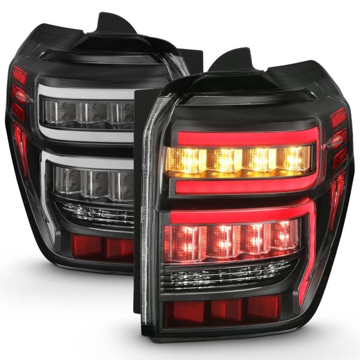 Toyota Tail Lights, Toyota 4runner Tail Lights, Toyota 14-22 Tail Lights, Tail Lights, Black Housing Tail Lights, Anzo Tail Lights