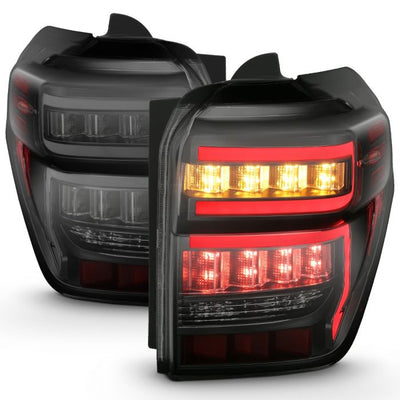 Toyota Tail Lights, Toyota 4runner Tail Lights, Toyota 14-22 Tail Lights, Tail Lights, Black Housing Tail Lights, Smoke Lens Tail Lights, Anzo Tail Lights